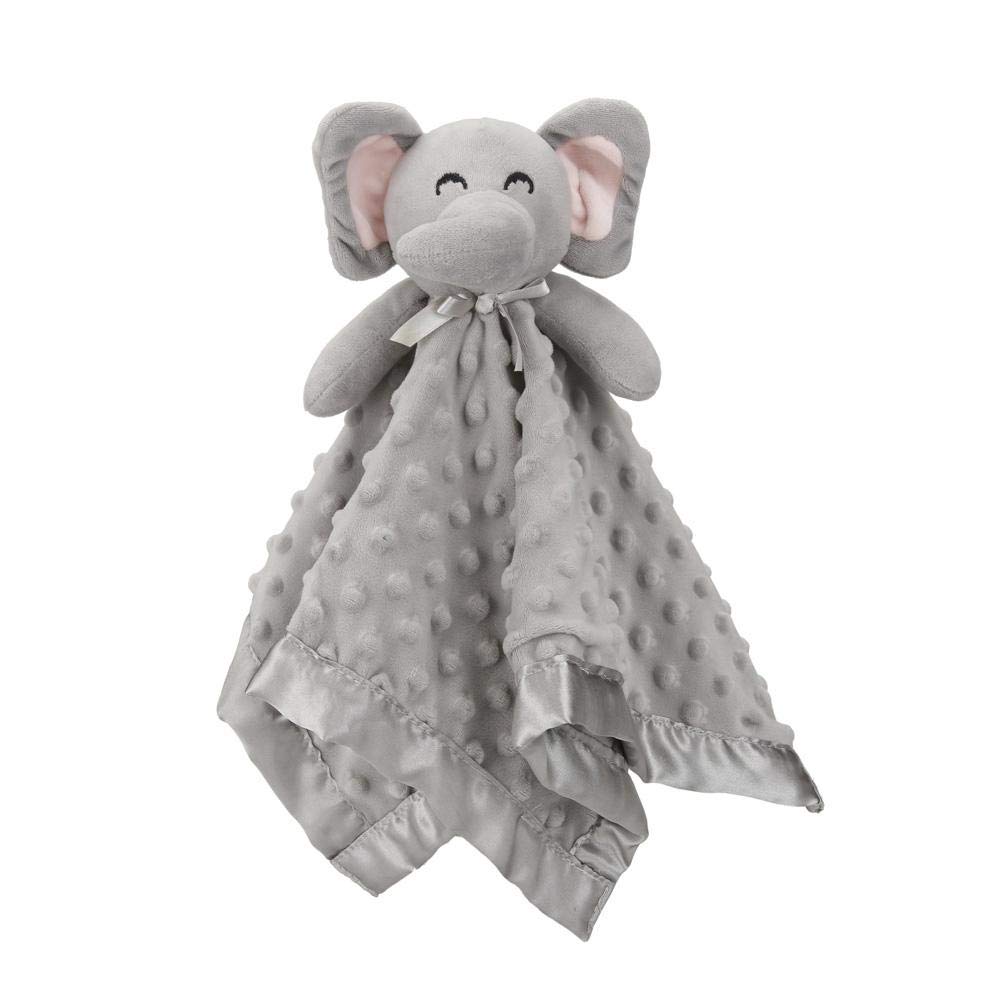 Elephant Security Blanket with Plush Head