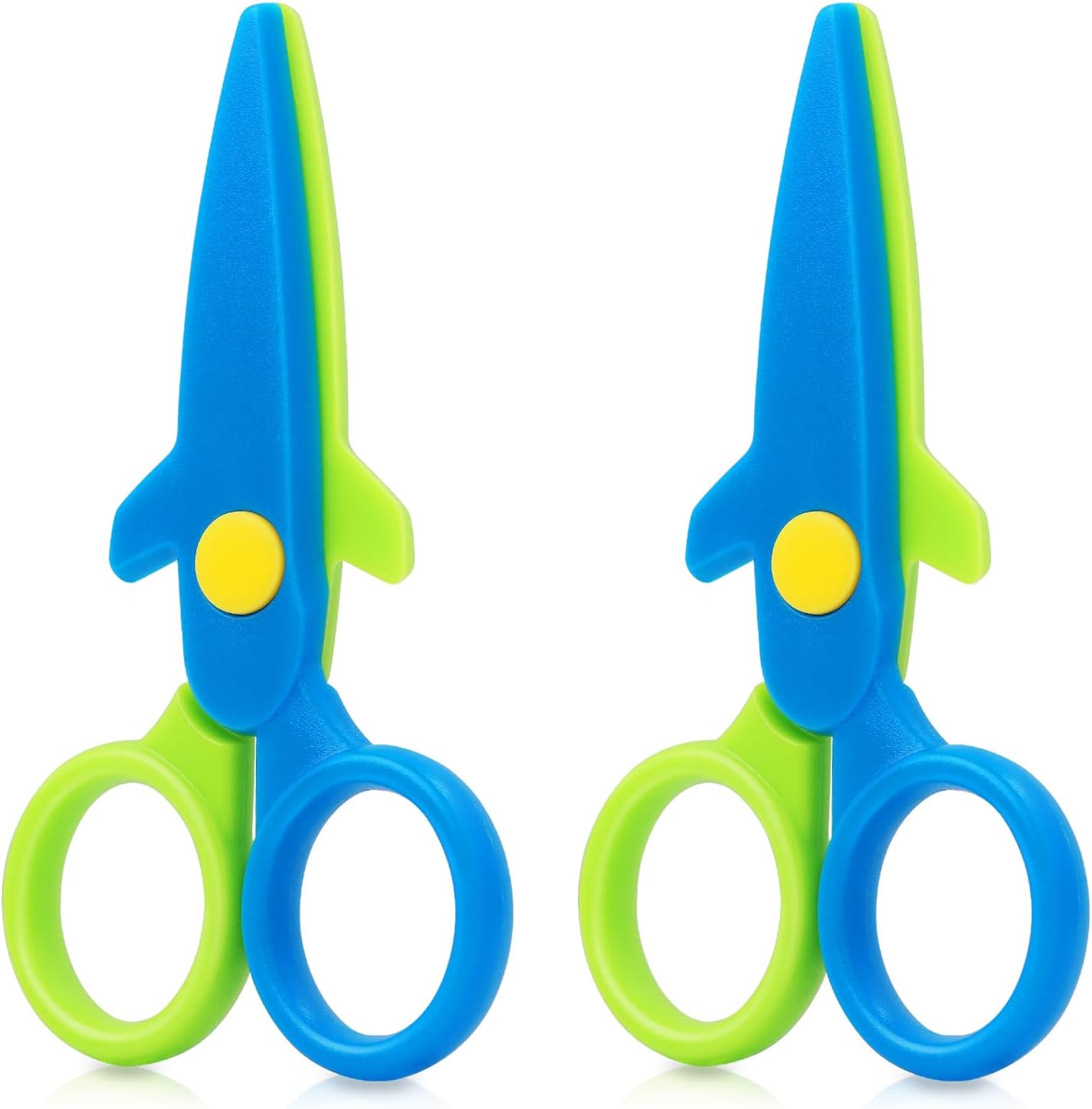 Airplane Design Toddler Safety Scissors