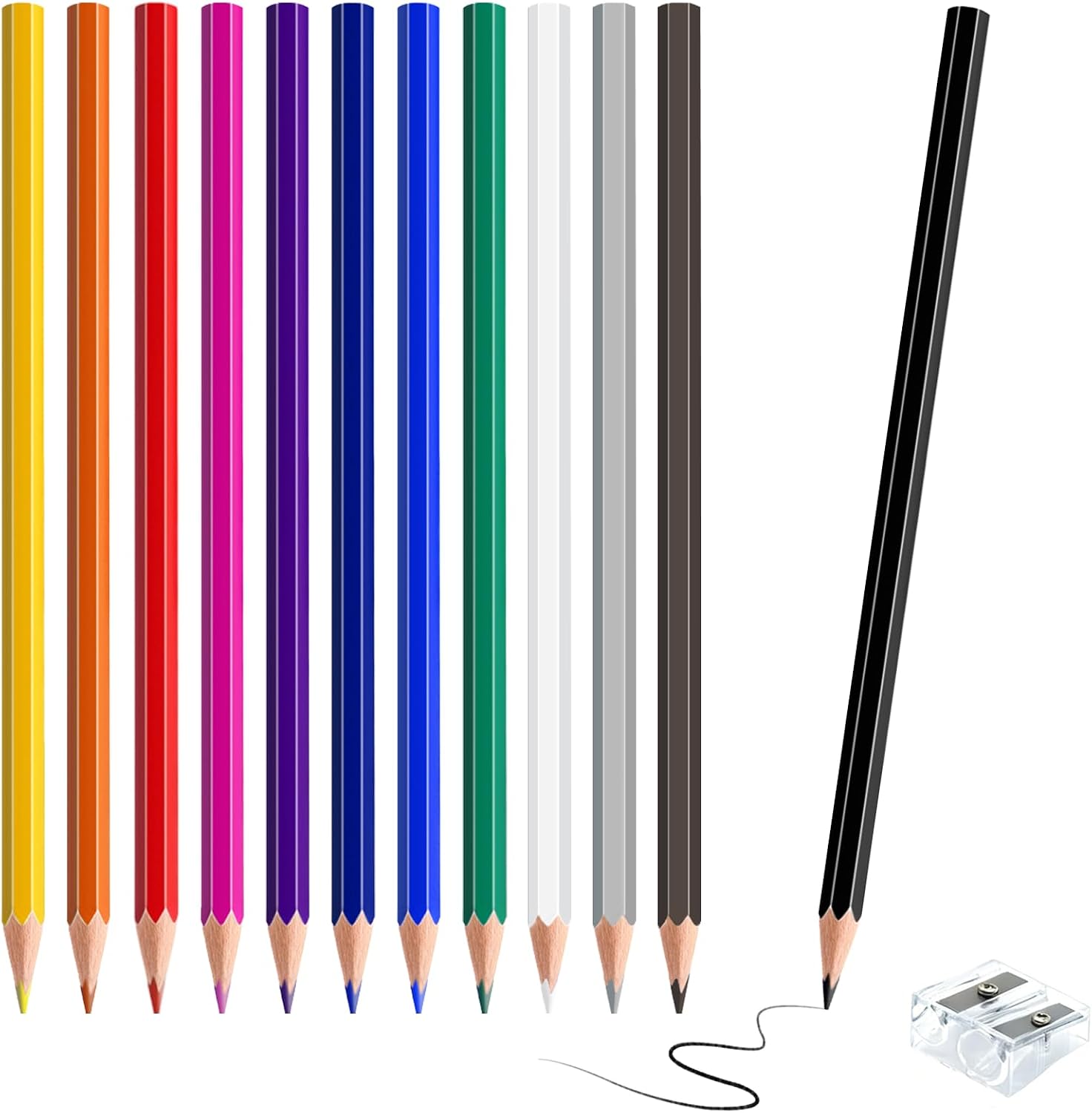 Pre Sharpened Colored Pencils for School Projects
