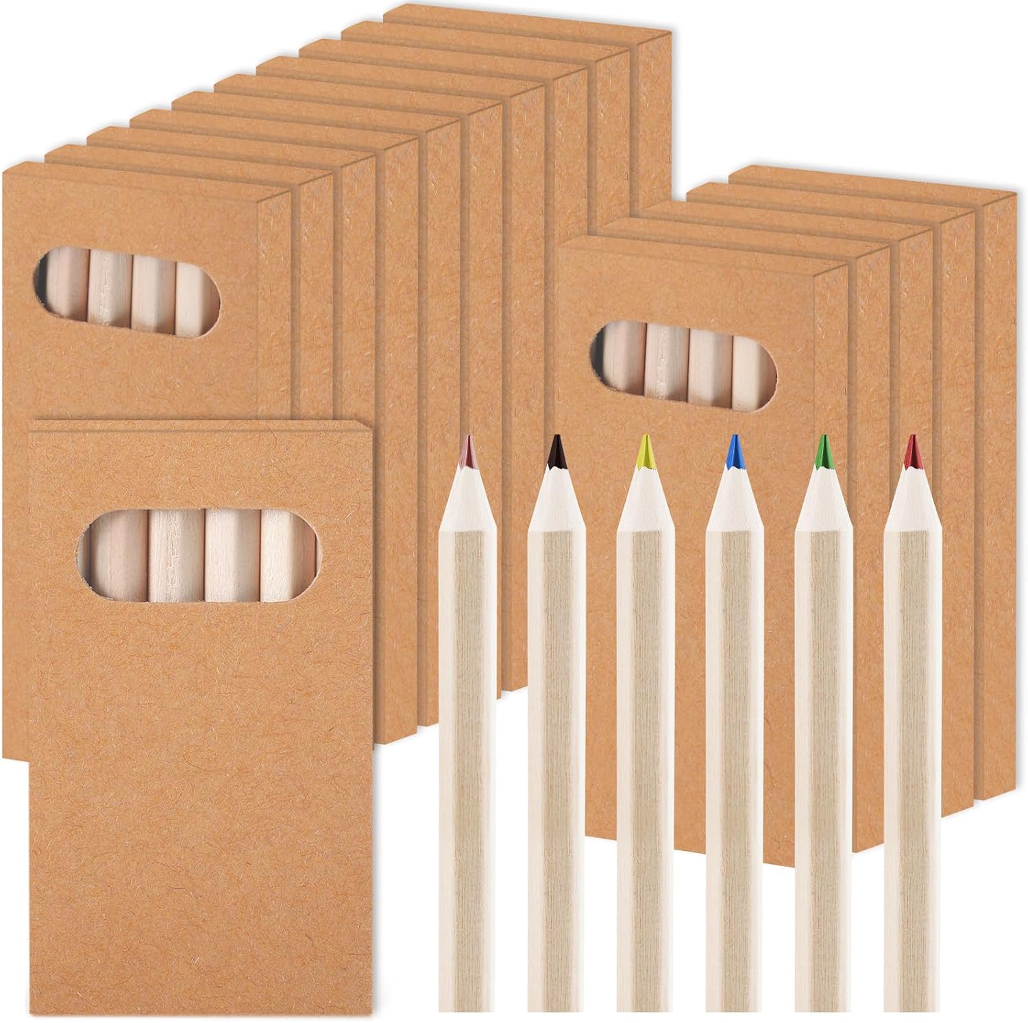 Mini Colored Pencils for Travel and School