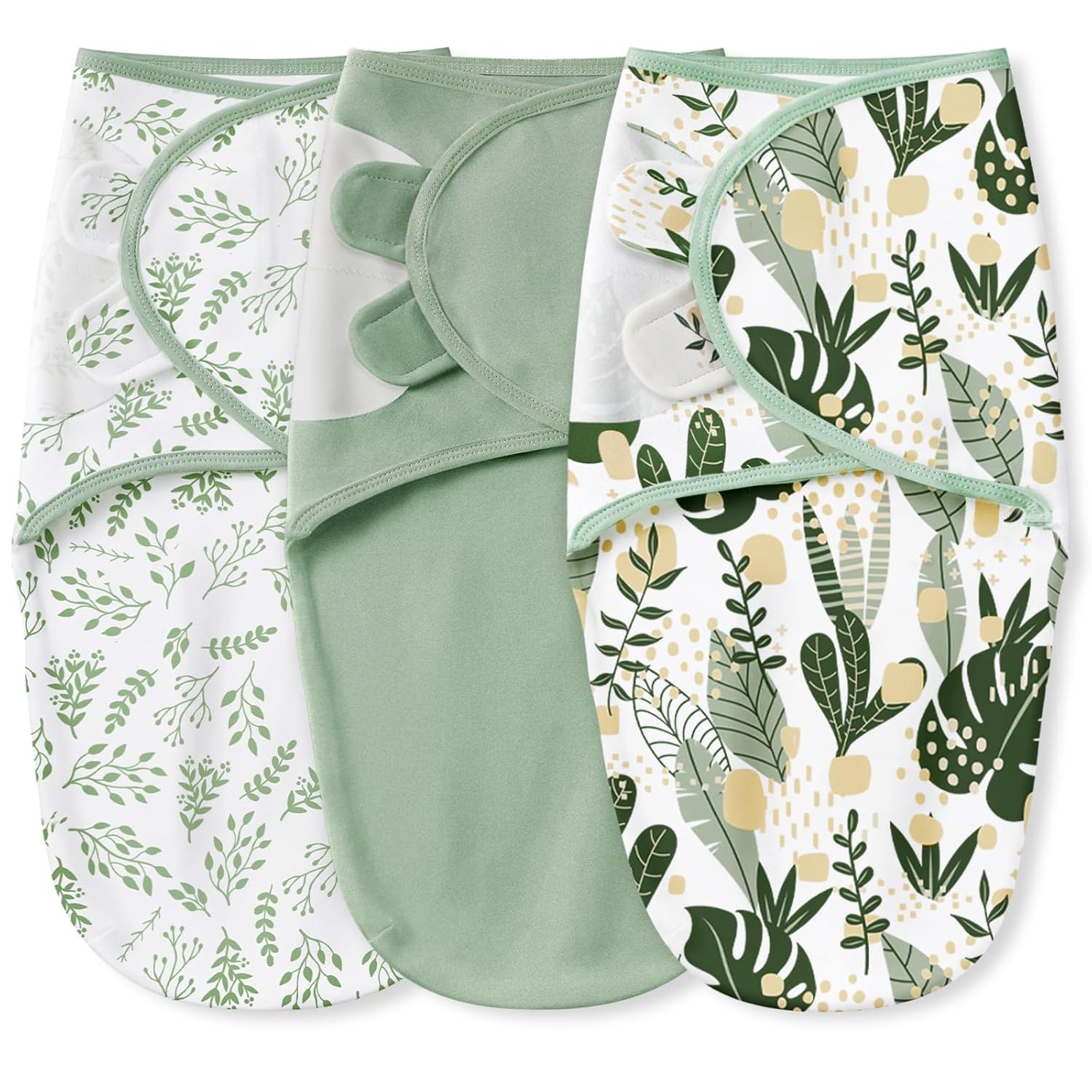 Organic Cotton Swaddle Sleep Sack with Hook and Loop Closure