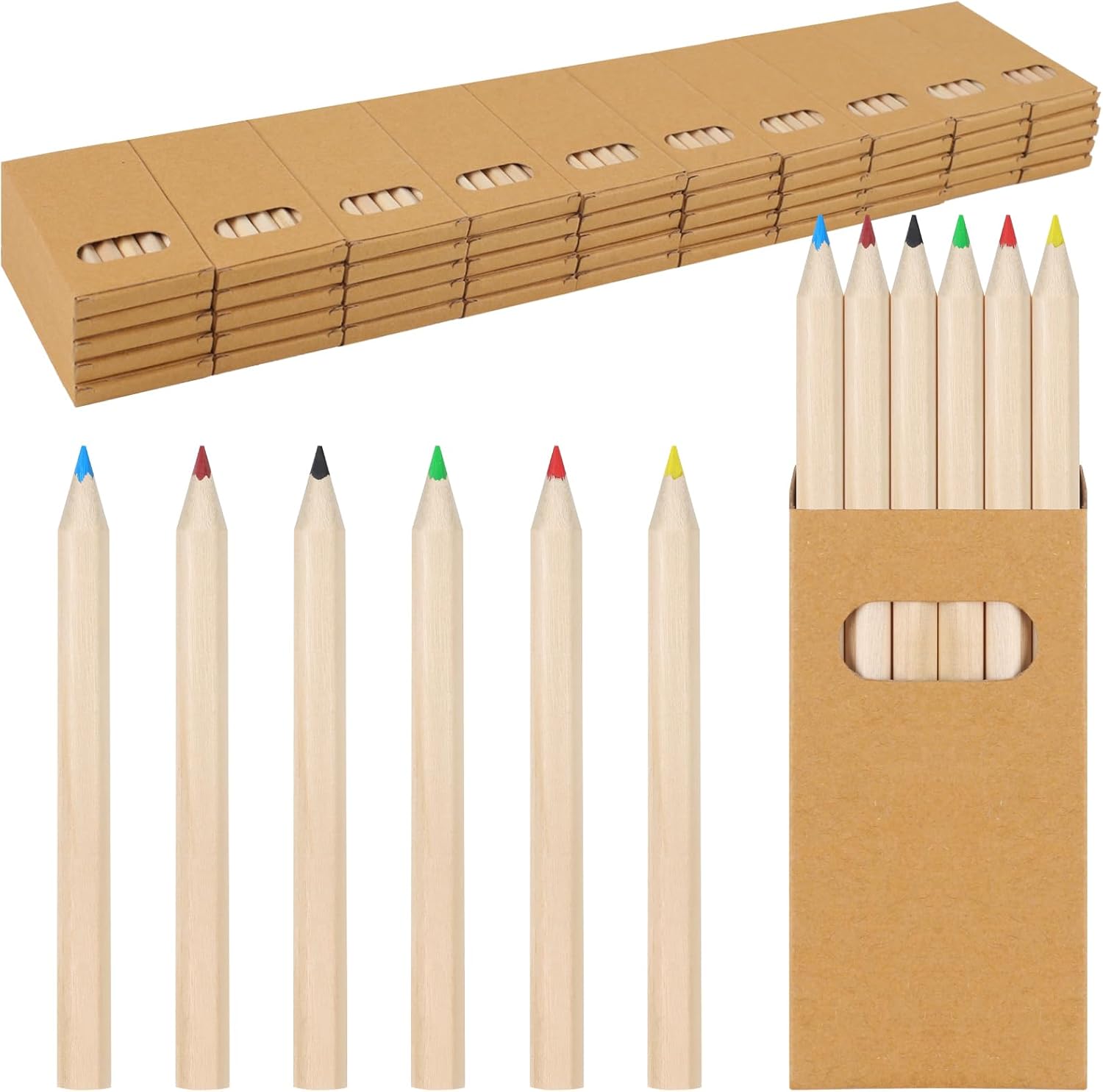 Bulk Mini Colored Pencils for Classroom Use