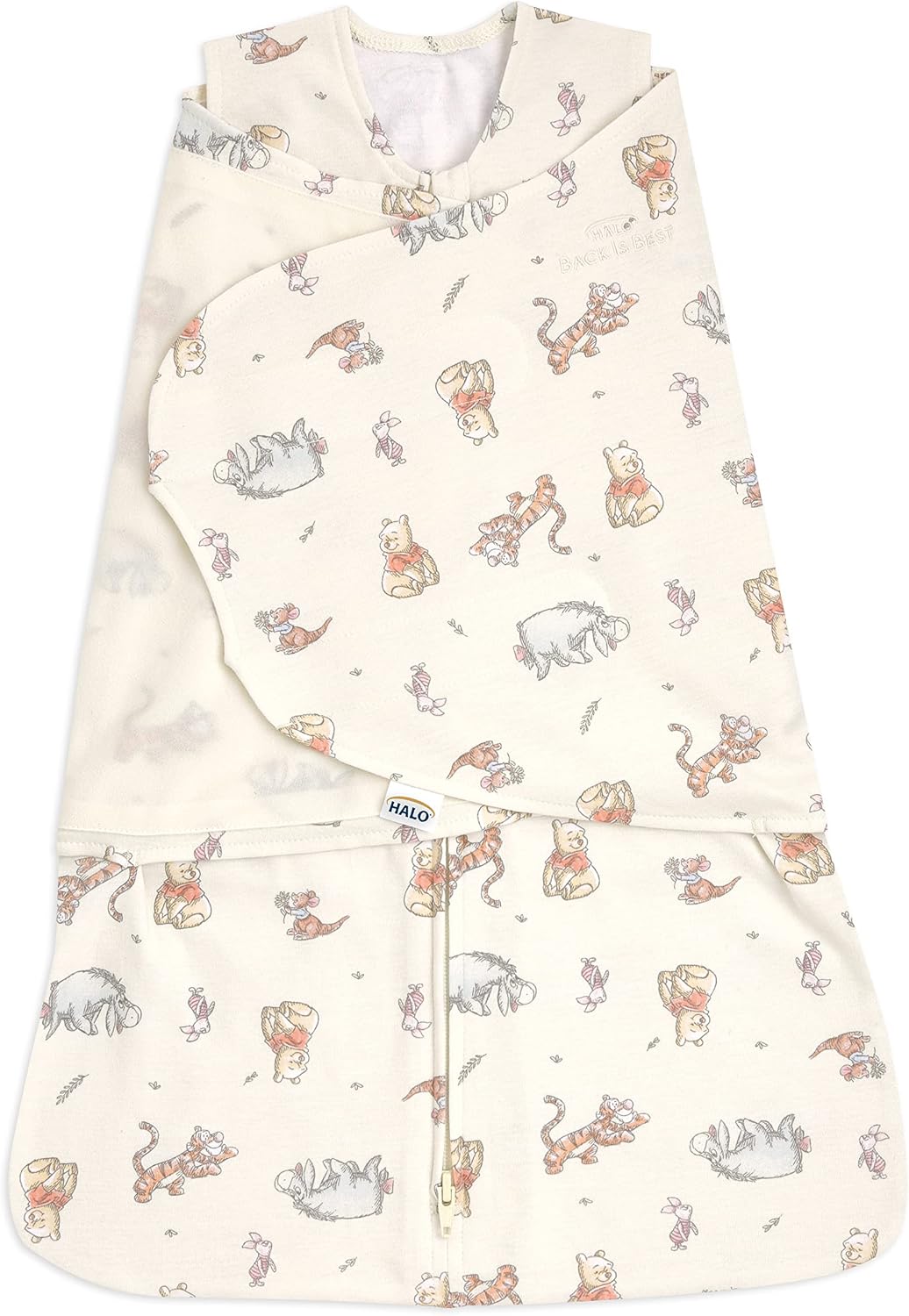 Cotton Knit Swaddle Sleep Sack with Inverted Zipper