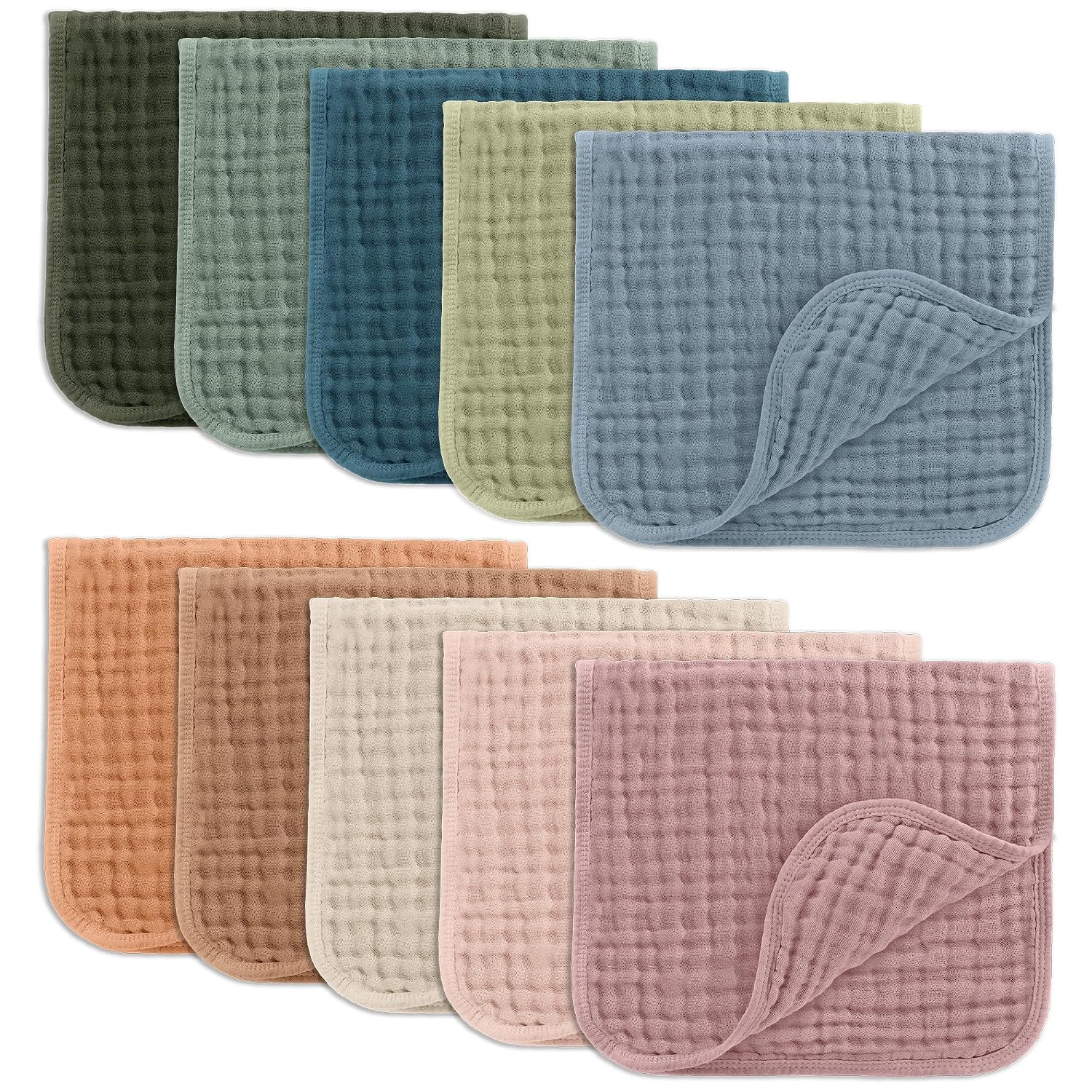 Muslin Cotton Burp Cloths for Babies